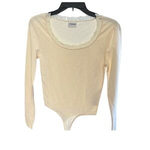 #2778 NWOT Noisy May Long Sleeve Lightweight  Bodysuit